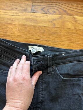 Madewell Women's Skinny Jeans in Black Wash
